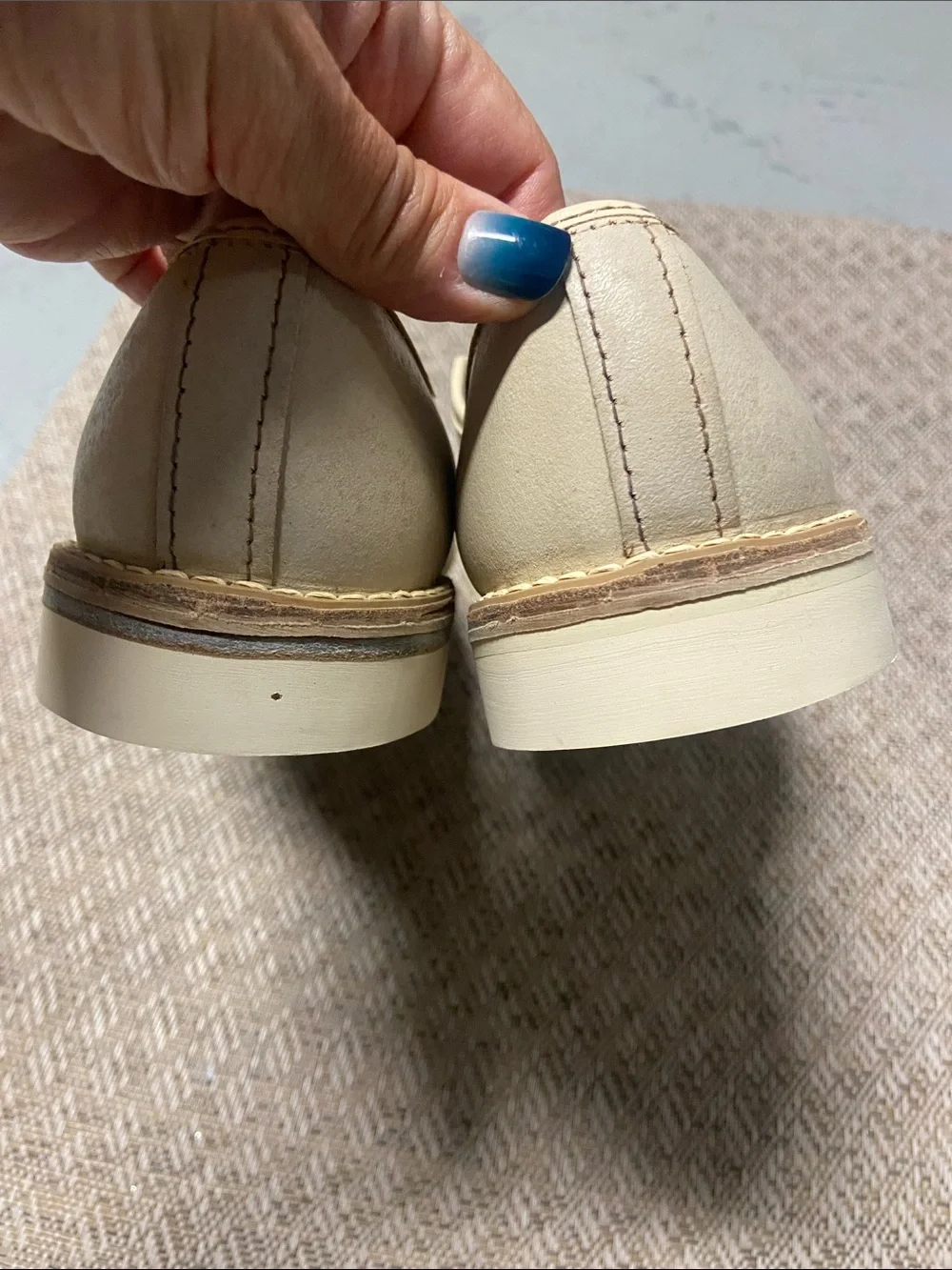 VINTAGE SAUCONY of Kutztown, PA BOWLING SHOES 8 Old Stock New Ivory 1950’s